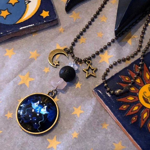 gypsy and luna creations Jewelry - Gemini Zodiac Necklace